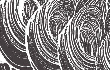 Grunge dokusu. Kederli siyah gri iz. Sanatsal arka plan. Gürültü iğrenç grunge dokusu. Yararlı sanatsal yüzey. Vektör illüstrasyonu.