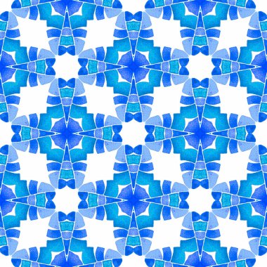 Oriental arabesque hand drawn border. Blue worthy boho chic summer design. Textile ready noteworthy print, swimwear fabric, wallpaper, wrapping. Arabesque hand drawn design. clipart