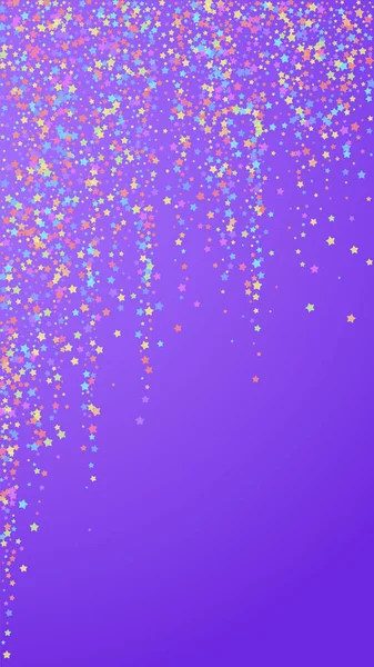 Grand confetti festif. Des stars de la fête. Colorfu — Image vectorielle