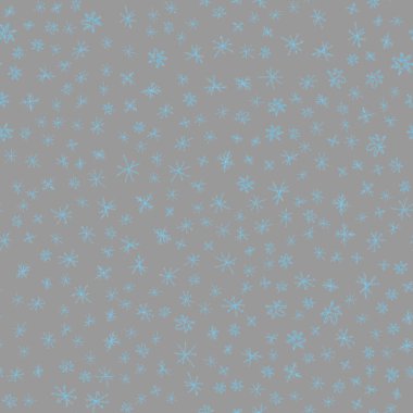 El yapımı kar taneleri, Noel 'de kusursuz desen. Tebeşirle kar tanelerinin üzerinde uçan kar taneleri. Sevimli tebeşirle çizilmiş kar örtüsü. Güzel tatil sezonu dekorasyonu.