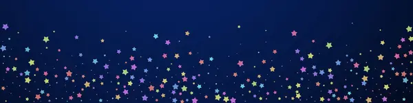 Confeti Festivo Óptimo Estrellas Celebración Estrellas Coloridas Azar Sobre Fondo — Archivo Imágenes Vectoriales