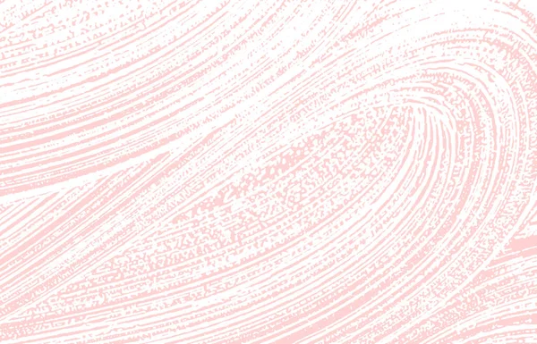 卷曲质感 痛苦的粉红粗糙痕迹 迷人的背景 肮脏的磨擦纹理 华丽的艺术表面 矢量说明 — 图库矢量图片