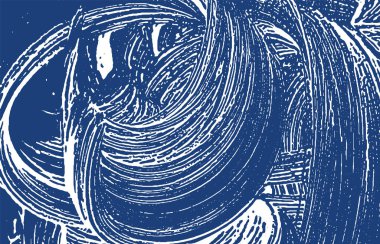 Grunge dokusu. Üzüntü çivit pürüzü. Mükemmel bir geçmiş. Gürültü iğrenç grunge dokusu. Büyük sanatsal yüzey. Vektör illüstrasyonu.