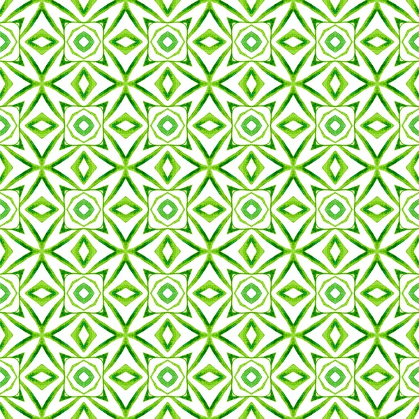 Текстиль Готовый Причудливый Отпечаток Ткань Купания Обои Обертка Зеленый Удивляет — стоковое фото