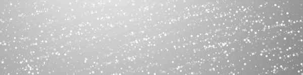 Random White Dots Christmas Background Subtle Flying Snow Flakes Stars — 图库矢量图片