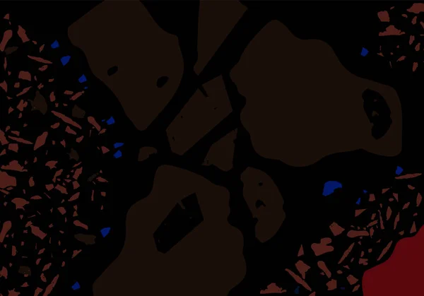 Сучасний Абстрактний Шаблон Терраццо Чорна Червона Текстура Класичного Італійського Покриття — стоковий вектор