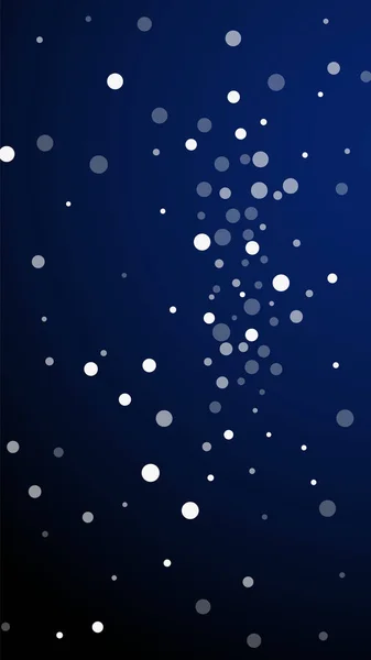 Lunares Blancos Fondo Navidad Sutiles Copos Nieve Voladores Estrellas Sobre — Archivo Imágenes Vectoriales