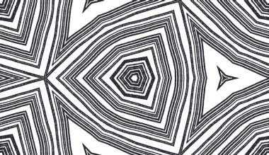 Egzotik, pürüzsüz desen. Siyah simetrik kaleydoskop. Tekstil hazır şaşırtıcı baskı, mayo kumaş, duvar kağıdı, ambalaj. Yaz mayosu, egzotik, pürüzsüz tasarım..
