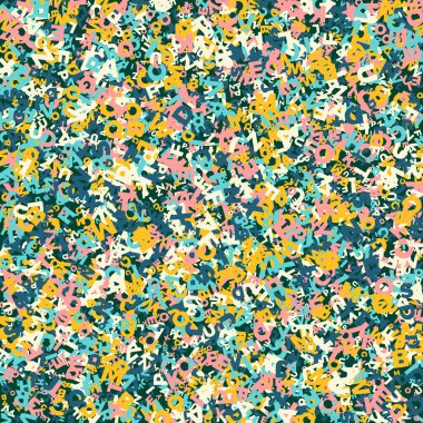 İngilizce 'nin harfleri düşüyor. Latin alfabesinin hafif uçan kelimeleri. Yabancı diller öğrenim kavramı. Tahta arka plandaki okul afişine çekici.