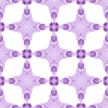 Suluboya, kiremit sınırını tekrarlıyor. Mor çekici boho şık yaz tasarımı. Tekstil hazır nadir baskılar, mayo kumaş, duvar kağıdı, ambalaj. Mayo tasarımını tekrarla.