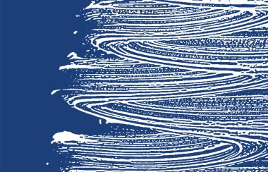 Grunge dokusu. Üzüntü çivit pürüzü. Ekstra arka plan. Gürültü iğrenç grunge dokusu. Optimal sanatsal yüzey. Vektör illüstrasyonu.