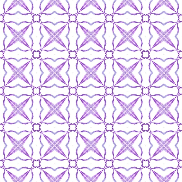 Восточная Арабесская Граница Фиолетовый Безупречный Летний Дизайн Арабеск Рисуют Вручную — стоковое фото