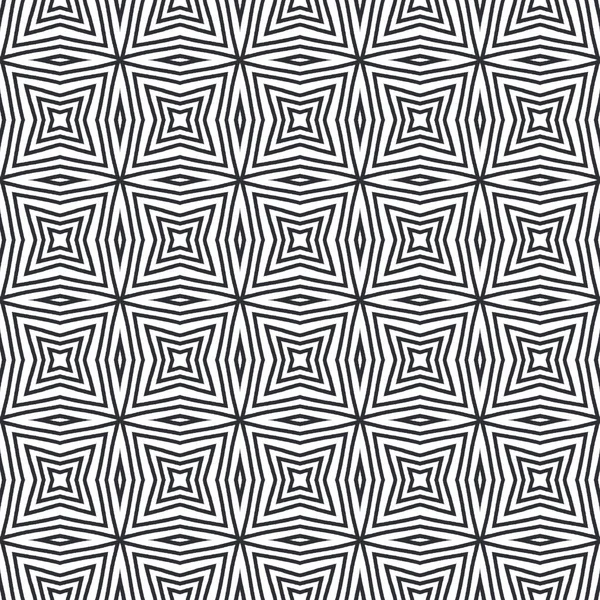 Arabeska Ręcznie Rysowane Wzór Czarne Symetryczne Tło Kalejdoskopu Tekstylia Gotowe — Zdjęcie stockowe