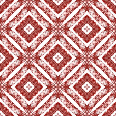 Çizgili el çizimi desen. Şarap kırmızısı simetrik kaleydoskop arka planı. Tekstil hazır muhteşem baskı, mayo kumaş, duvar kağıdı, ambalaj. Çizgili elle çizilmiş fayans tekrarlanıyor.