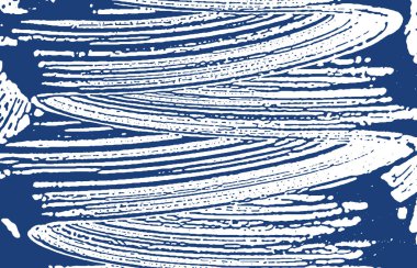 Grunge dokusu. Üzüntü çivit pürüzü. Ne hoş bir geçmiş. Gürültü iğrenç grunge dokusu. Muhteşem sanatsal bir yüzey. Vektör illüstrasyonu.