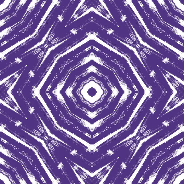 Mosaic Seamless Pattern Purple Symmetrical Kaleidoscope Background Retro Mosaic Seamless — Stock Photo, Image