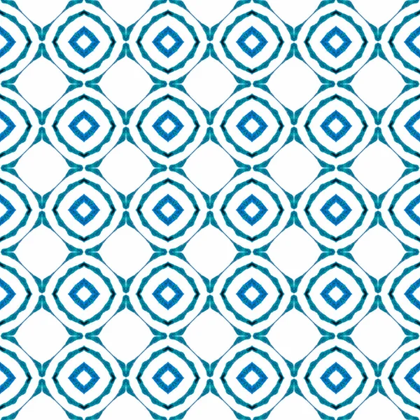 Textilní Hotový Půvabný Potisk Tkaniny Plavky Tapety Obaly Modré Stylové — Stock fotografie