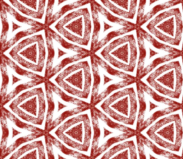 Chevron Stripes Design Maroon Symmetrical Kaleidoscope Background Geometric Chevron Stripes — Stock Photo, Image