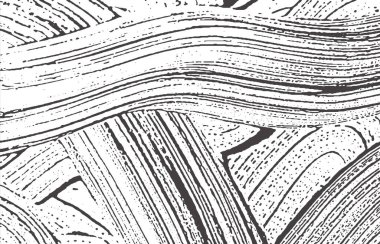 Grunge dokusu. Kederli siyah gri iz. Cazip bir geçmiş. Gürültü iğrenç grunge dokusu. Muhteşem sanatsal yüzey. Vektör illüstrasyonu.