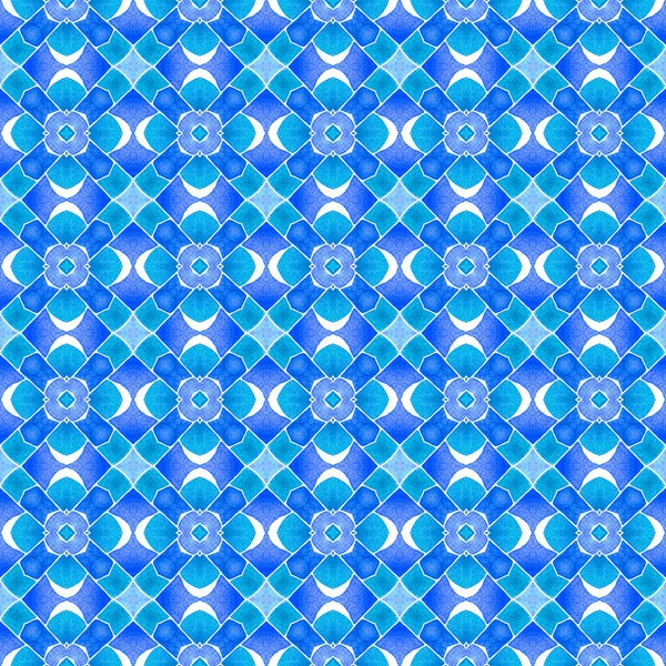 Têxtil Pronto Impressão Popular Tecido Swimwear Papel Parede Envolvimento Azul — Fotografia de Stock