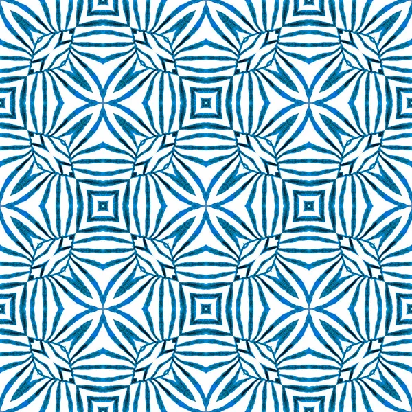 Textilní Konfekce Aktuální Potisk Tkaniny Plavek Tapety Obaly Modré Úžasné — Stock fotografie