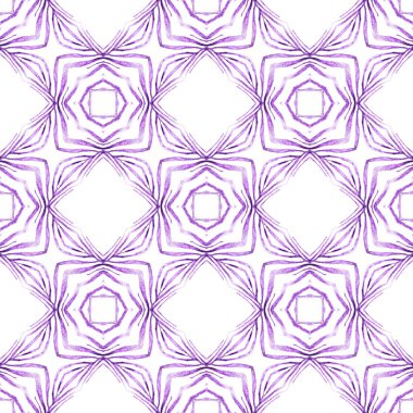 Tekstil hazır ilginç baskılar, mayo kumaş, duvar kağıdı, ambalaj. Mor cazip boho şık yaz tasarımı. Oryantal arabesk el çizimi sınır. Arabesk el çizimi tasarımı.