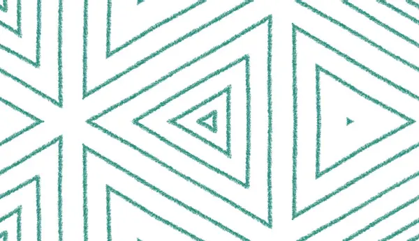 Mozaik kusursuz desen. Turkuaz simetrik kaleydoskop arka planı. Retro mozaik kusursuz tasarım. Tekstil hazır, kayda değer baskı, mayo kumaş, duvar kağıdı, ambalaj..