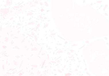 Terrazzo modern soyut şablon. Klasik italyan döşemesinin pembe dokusu. Taşlardan, granitten, kuvarstan, mermerden, betondan yapılmış arka plan. Venedik terrazzo trend vektör arkaplanı