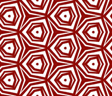 Egzotik, pürüzsüz desen. Kestane rengi simetrik kaleydoskop. Yaz mayosu, egzotik, pürüzsüz tasarım. Tekstil hazır popüler baskı, mayo kumaş, duvar kağıdı, ambalaj.