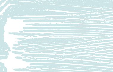 Grunge dokusu. Üzücü mavi iz. Hoş bir geçmiş. Gürültü iğrenç grunge dokusu. Zarif sanatsal yüzey. Vektör illüstrasyonu.