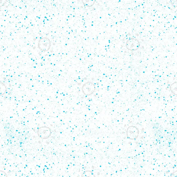 Hand Drawn Snowflakes Christmas Seamless Pattern Subtle Flying Snow Flakes — Stock Photo, Image