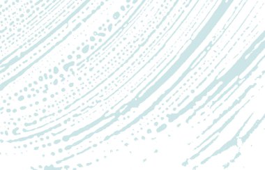 Grunge dokusu. Üzücü mavi iz. Büyüleyici bir geçmiş. Gürültü iğrenç grunge dokusu. Optimal sanatsal yüzey. Vektör illüstrasyonu.