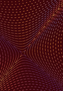 Minimum kapak tasarım şablonu. Modern broşür taslağı. Kırmızı arkaplanda turuncu renkli yarım ton gradyanı. Optimal moda soyut kapak tasarımı.