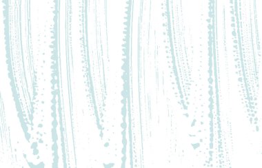 Grunge dokusu. Üzücü mavi iz. Büyüleyici bir geçmiş. Gürültü iğrenç grunge dokusu. Canlı sanatsal bir yüzey. Vektör illüstrasyonu.