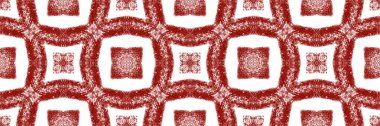 Döşemeli suluboya, pürüzsüz sınır. Şarap kırmızısı simetrik kaleydoskop arka planı. Arkaplan için havalı dekoratif tasarım ögesi. Elle boyanmış suluboya pürüzsüz.