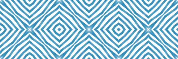 Arabesque hand drawn seamless border. Blue symmetrical kaleidoscope background. Oriental arabesque hand drawn design. beauteous decorative design element for background.
