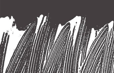 Grunge dokusu. Kederli siyah gri iz. Güzel arka plan. Gürültü iğrenç grunge dokusu. Taze sanatsal yüzey. Vektör illüstrasyonu.