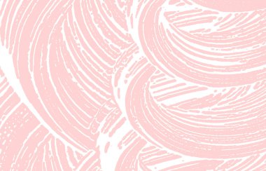 Grunge dokusu. Üzücü pembe iz. Kusursuz bir geçmiş. Gürültü iğrenç grunge dokusu. Çekici sanatsal yüzey. Vektör illüstrasyonu.