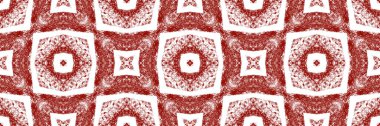 Geometrik dikişsiz desen. Şarap kırmızısı simetrik kaleydoskop arka planı. Arka plan için düzenli dekoratif tasarım ögesi. El çizimi geometrik kusursuz tasarım.