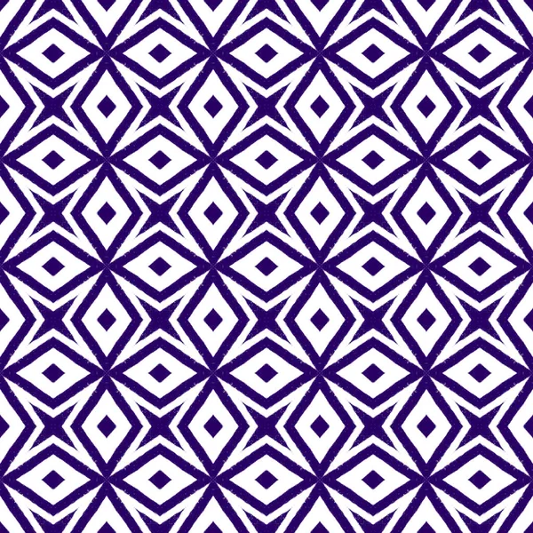 Chevron Streifen Design Lila Symmetrischer Kaleidoskop Hintergrund Textilfertiger Amüsanter Druck — Stockfoto