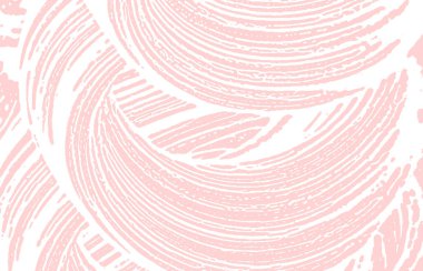 Grunge dokusu. Üzücü pembe iz. Geçmiş getiriliyor. Gürültü iğrenç grunge dokusu. Hoş sanatsal bir yüzey. Vektör illüstrasyonu.