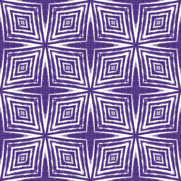 Textured Stripes Pattern Purple Symmetrical Kaleidoscope Background Textile Ready Alive — Zdjęcie stockowe