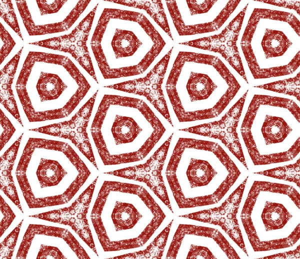 Arabesque Hand Drawn Pattern Wine Red Symmetrical Kaleidoscope Background Oriental — 图库照片