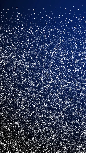 Increíble Caída Estrellas Fondo Navidad Sutiles Copos Nieve Voladores Estrellas — Archivo Imágenes Vectoriales