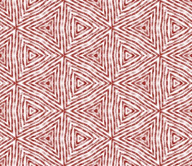 Egzotik, pürüzsüz desen. Şarap kırmızısı simetrik kaleydoskop arka planı. Tekstil hazır zarif baskı, mayo kumaş, duvar kağıdı, ambalaj. Yaz mayosu, egzotik, pürüzsüz tasarım..