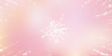 Beyaz kalp konfetileri sever. Sevgililer Günü patlaması çok güzel bir geçmiş. Şeffaf kalp konfetileri hassas arka planda. Hoş vektör illüstrasyonu.