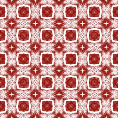 Tekrar eden mayo tasarımı. Kestane rengi simetrik kaleydoskop. Yaz çöreği şekeri desenli. Tekstil hazır harika baskı, mayo kumaş, duvar kağıdı, ambalaj..