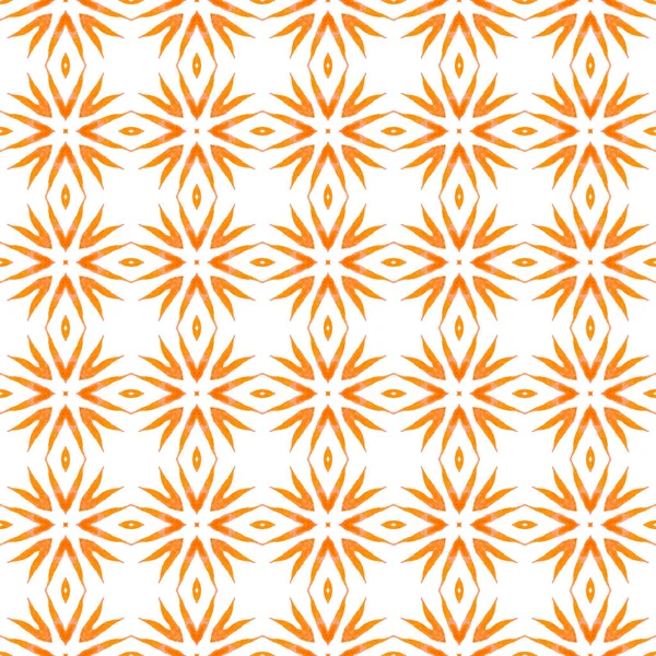 Textile Ready Interesting Print Swimwear Fabric Wallpaper Wrapping Orange Impressive — Stock Photo, Image