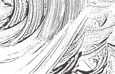 Grunge dokusu. Kederli siyah gri iz. Canlı olarak. Gürültü iğrenç grunge dokusu. Güzel sanatsal bir yüzey. Vektör illüstrasyonu.