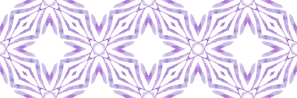 Patrón Exótico Sin Costuras Hermoso Diseño Boho Chic Púrpura Verano — Foto de Stock